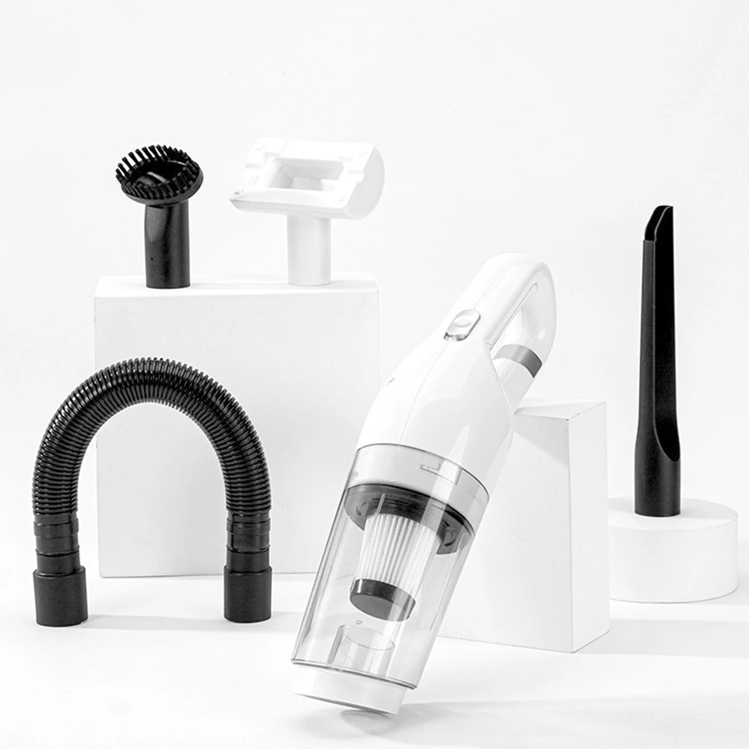 5-in-1 Wireless Pet Hair Vacuum & Grooming Brush - Low Noise Shed & Groom Solution for Cats and Dogs